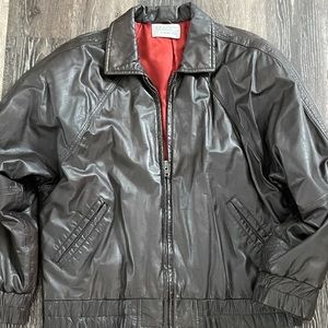 Marc by Andrew Marc brown leather jacket xxl